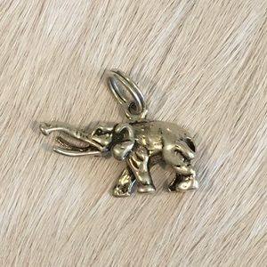 Sterling Elephant Charm